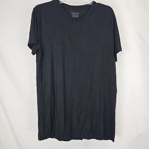 Selective Black Bamboo T Shirt Women's Size Large